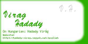 virag hadady business card
